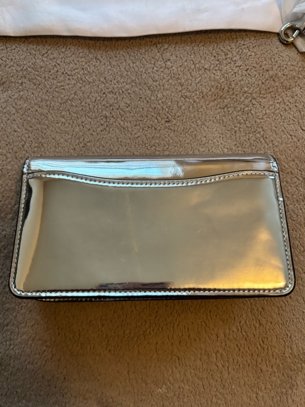 Coach Tabby Crossbody Wristlet in Silver Metallic - Picture 3 of 8